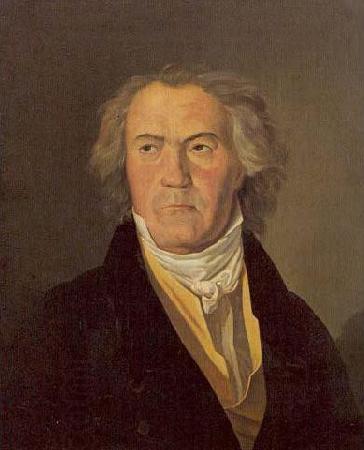 Ferdinand Georg Waldmuller Picture representing Ludwig van Beethoven in 1823 oil painting picture